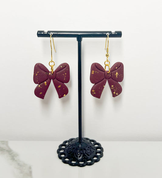 Burgundy Bows
