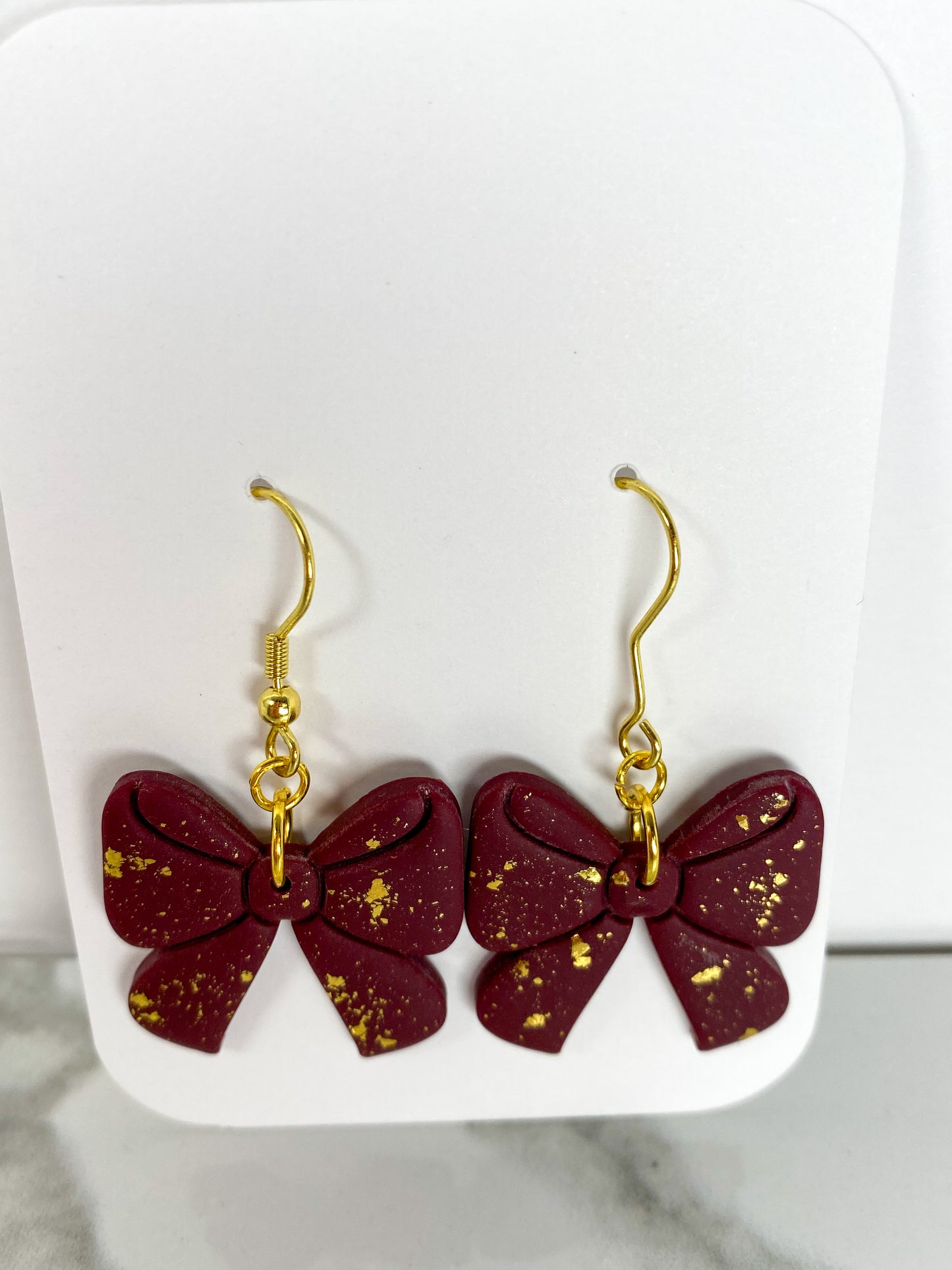Burgundy Bows